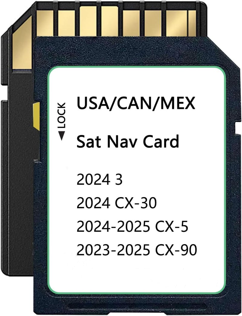 Rocketek 2025 Upgraded KMV6 66 Z1B Navigation SD Card Map Compatible with 2024 3/ CX-30, 2024-2025 CX-5, 2023-2025 CX-90, KMV66Z1B Latest Version Navigation SD Card Map USA/CAN/MX - Image 1